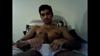 1107360 cute pakistani man jerking off his big uncut cock