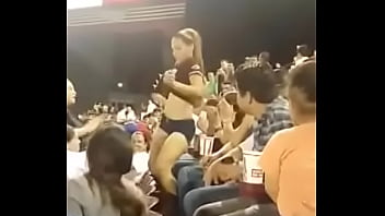 Girl from Culiacan Dancing in Estadio Tomateros Culiacan