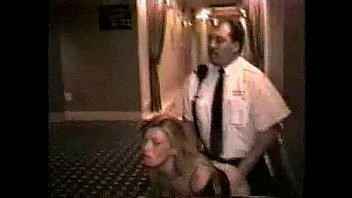 Security guard fucking in hotel hall