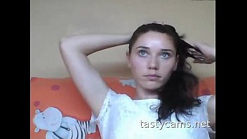 Hot russian girl shows off body on webcam