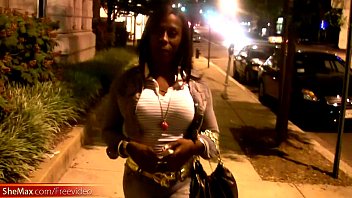 Black shemale babe plays with long cock until cummy orgasm