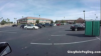 Teen sucks off strangers in parking lot in public