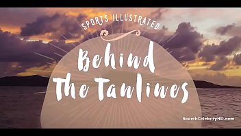 Caroline Wozniacki Sports Illustrated Swimsuit 2016 Bodypaint Behind The Tanlines