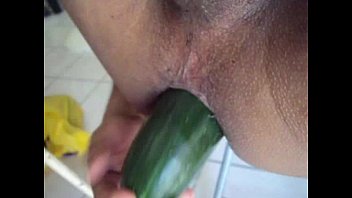 Passive enjoying a rich cucumber