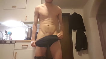 Swedish male undressing