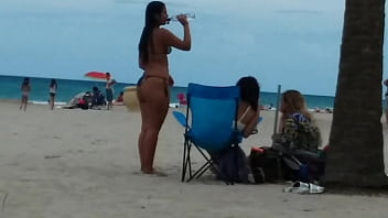 Sluts at the beach getting cocks hard