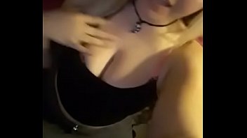 Blondie whore want cum in his boobs