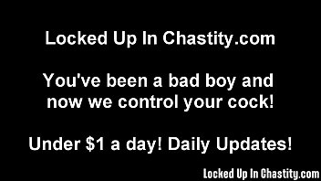 You will stay locked in chastity until I let you out