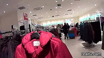 Attractive czech kitten was seduced in the shopping centre and shagged in pov
