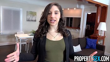 PropertySex - College student fucks hot ass real estate agent