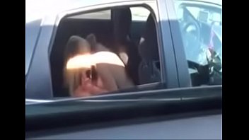 Public car blowjob