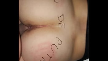 bitch girlfriend giving the ass