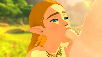 Princesa Zelda chupa o pau de Link