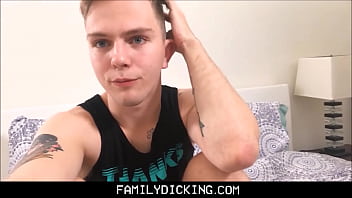 Blonde Twink Stepson Masturbates And Records Selfies While Stepdad Showers - Timothy Drake