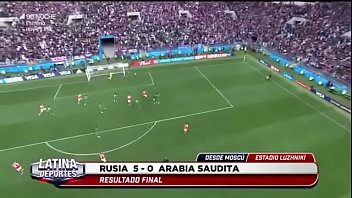 RUSSIA v. TO ARABIA IN THE WORLD CUP WITH 5 GOALS: V