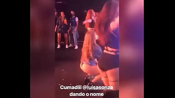 Luisa sonza showing her tail to someone who isn't Cuck
