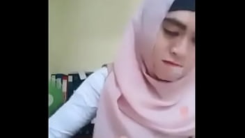Indonesian girl with hood showing tits