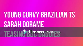 Young Curvy TS Sarah Dorame Jiggling For BBC