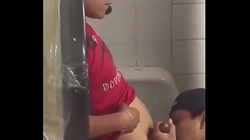 Pinoy cock sucking in public toilet.