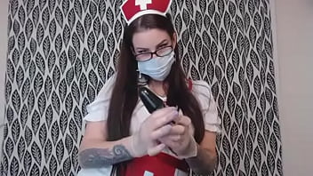 Preview Clip Hot Tattooed BBW Nurse Gives Good Femdom Anal