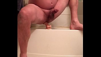Cute Dad/mature, with 11" dildo in ass, aka “adam longrod”
