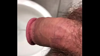 Young hairy OsoFroze Peeing in Friend’s toilet