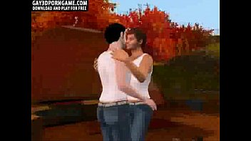 3D cartoon hunk getting fucked hard while camping