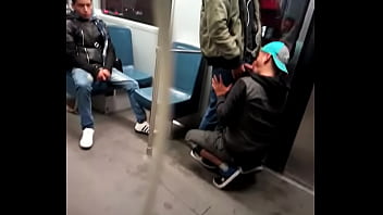 Blowjob in the subway