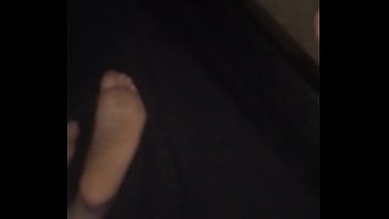 Cumming to my girls Wrinkled soles