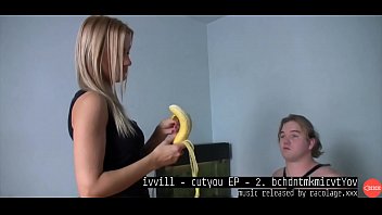 Elegant Femdom Mistress Crushing Banana Music By ivvill