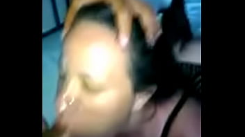 Patrícia de Jequié Bahia getting milk in her face