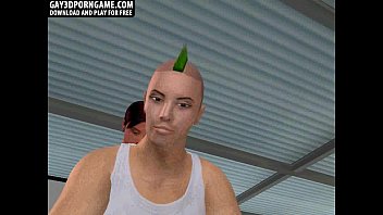 Sexy 3D hunk with mohawk is getting fucked