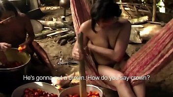 ENF TV Reporter has to get naked for amazon tribe report