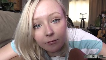 PETITE BLONDE TEEN GETS FUCKED BY HER - Featuring: Natalia Queen