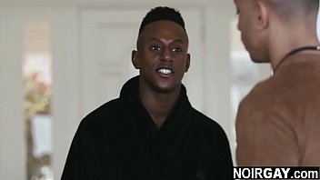 Gay fucks a black straight guy's anal hole - first time gay sex