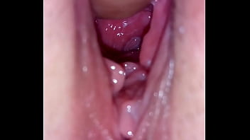 Close-up inside cunt hole and ejaculation
