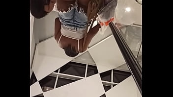 Naughty ass at the upskirt mall