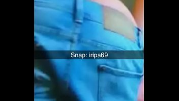 this blonde in jeans spreads her anus on snap!