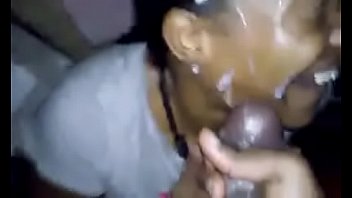 Blowjob with cum in the face