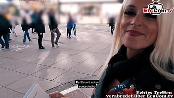 Skinny mature german woman public street flirt EroCom Date casting in berlin pickup