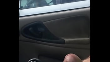 Public dick flash in car
