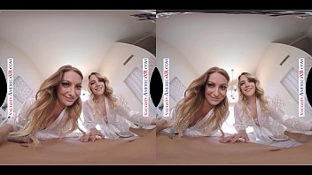 Naughty America 2 Chicks Same Time VR with Kenna James & Veronica Weston