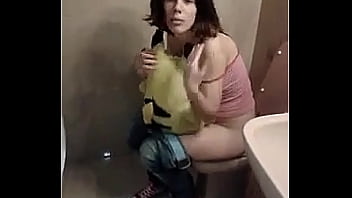 Girl peeing toilet - Pee-Kachu
