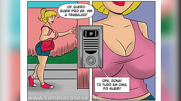 Comic Book Porn (Comic porno) - El pico de un limpiador - Putas en la favela - Cámara casera