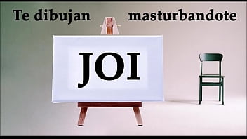 JOI - Sie zeichnen Sie Masturbation im Kunstunterricht. Spanisches Audio.