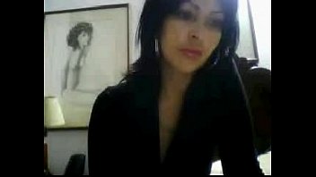 Colombian girl from cali playing on webcam
