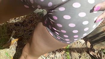 My brand-new Alice loves to spy on the neighbor jacking off the banana plantation, she ended up getting caught and had to give ass