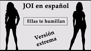 EXTREME JOI in Spanish. They humiliate you in the forest.
