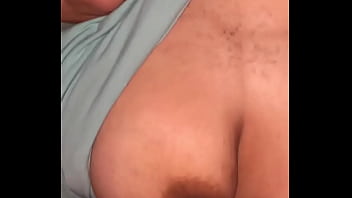 My step son made me jerk him off on my big boobs