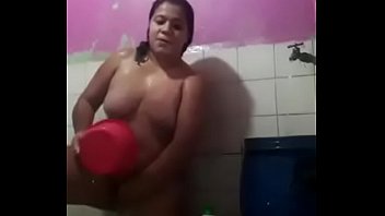 Danyela from Guatemala bathing